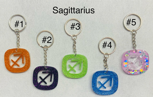 Sagittarius Zodiac Keychain