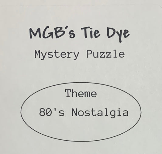 Mystery Puzzle 80’s Nostalgia