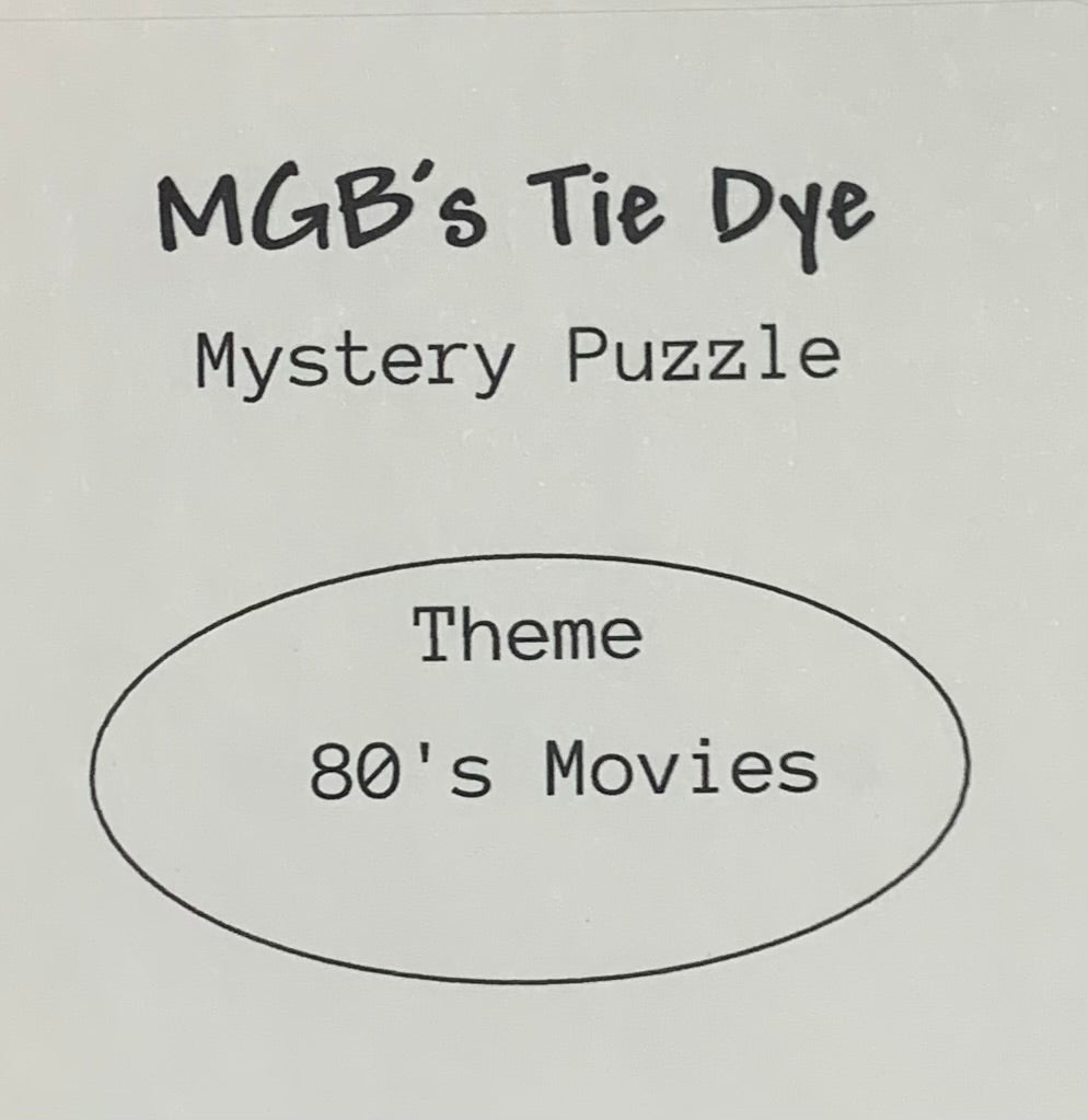 Mystery Puzzle 80’s Movies