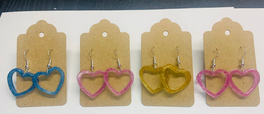 Hallow Heart Earrings