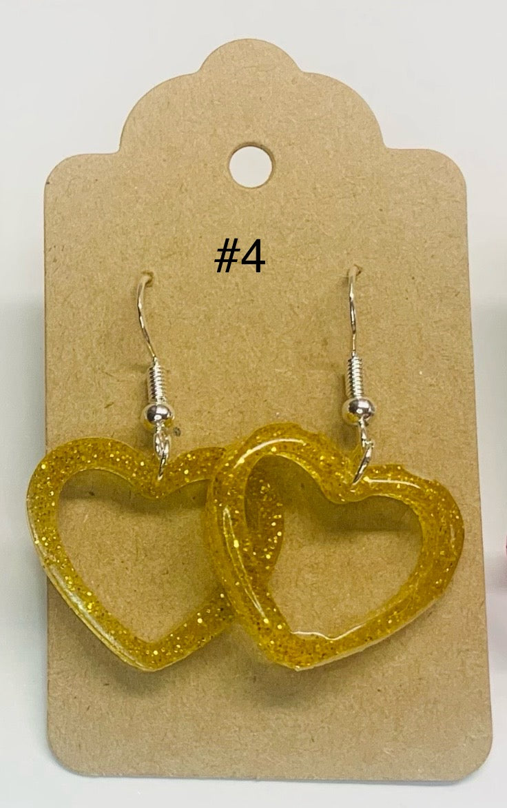 Hallow Heart Earrings