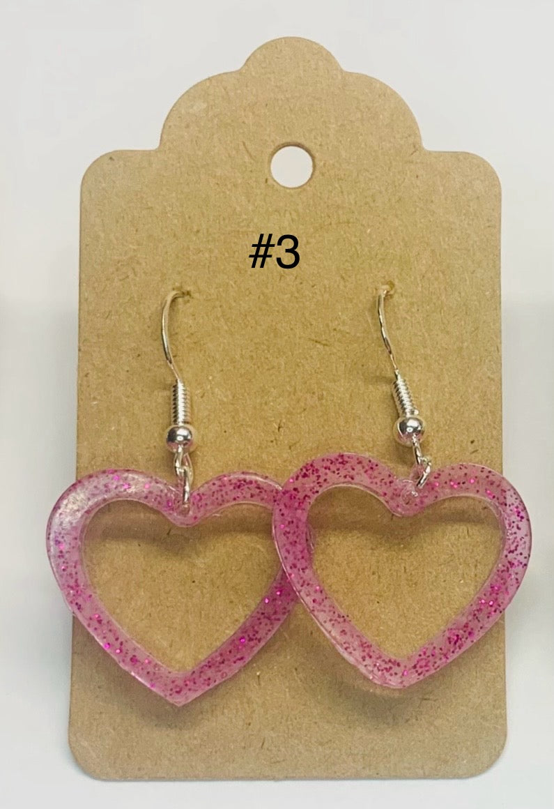 Hallow Heart Earrings